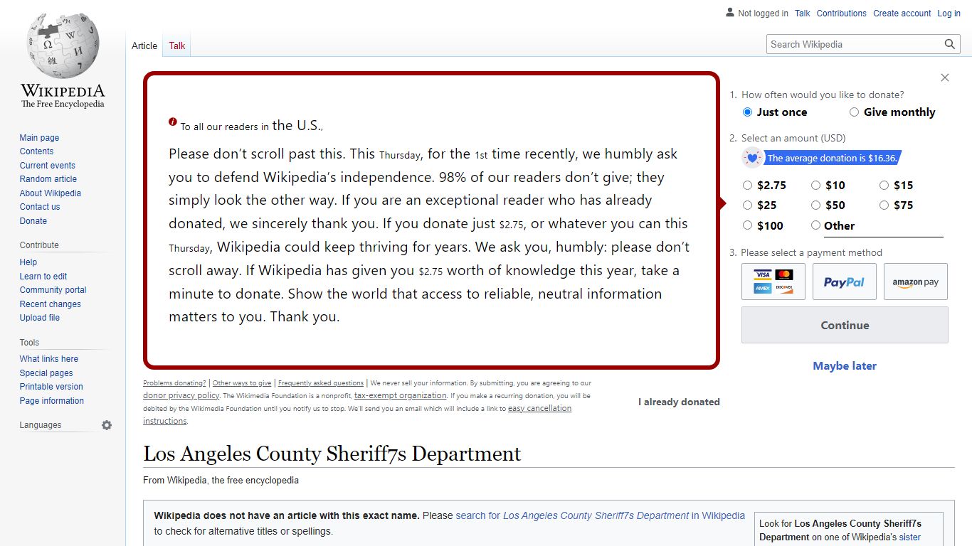 Los Angeles County Sheriff's Department - Wikipedia